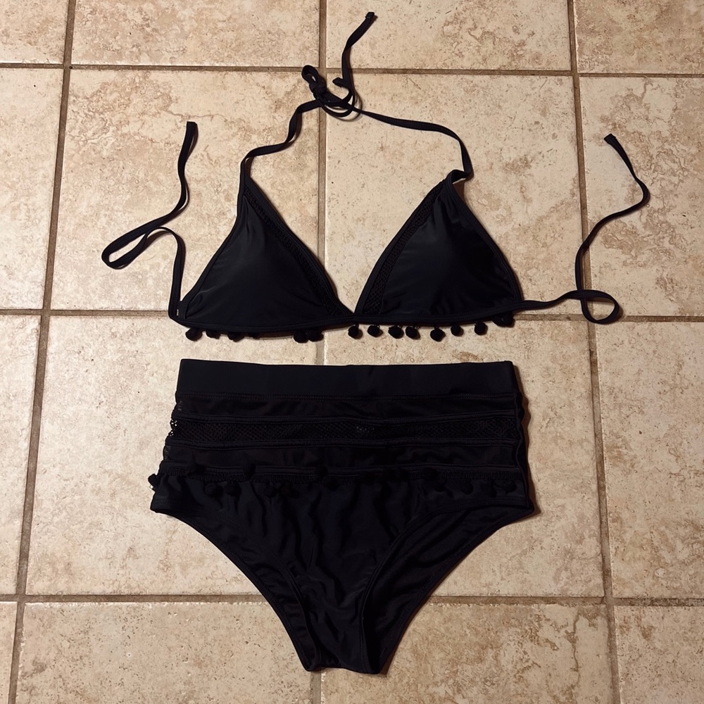 Black high wasted Bikini